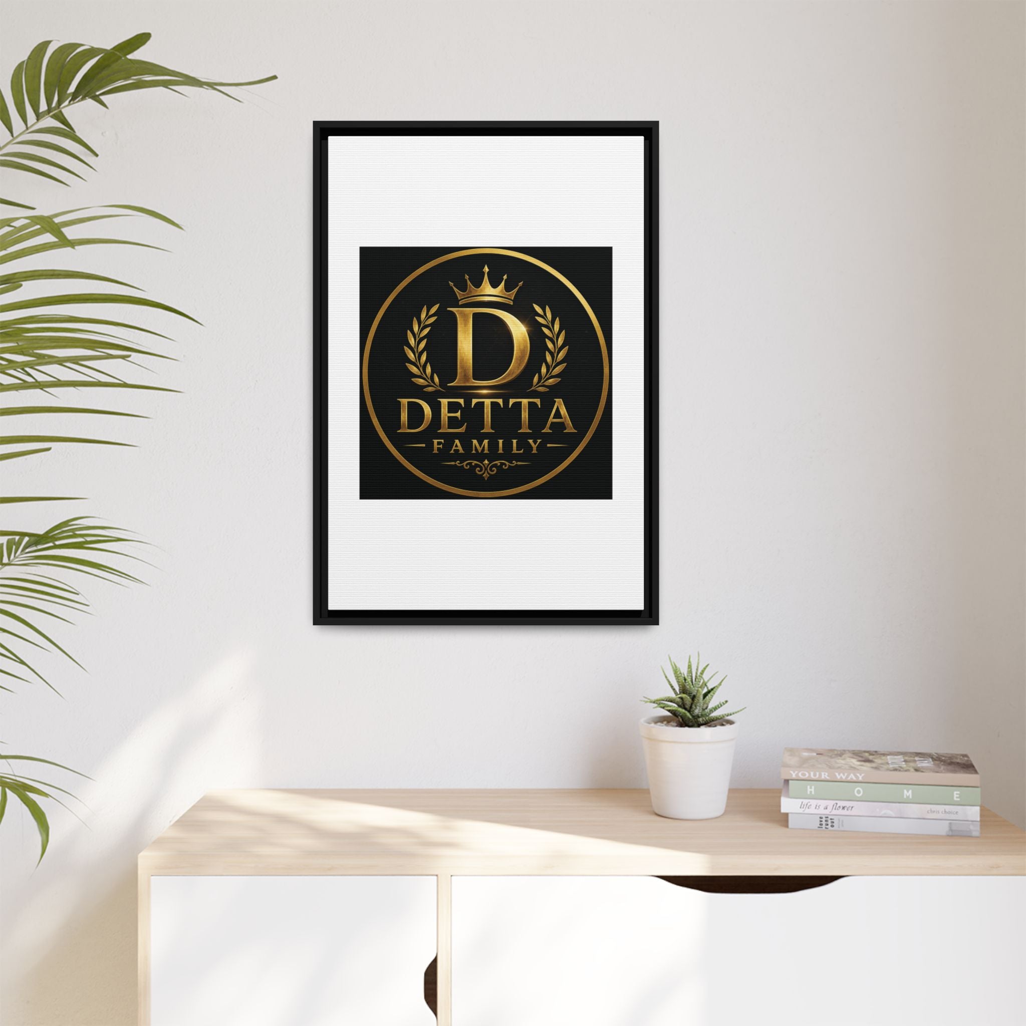Matte Canvas, Framed (Multi-color)